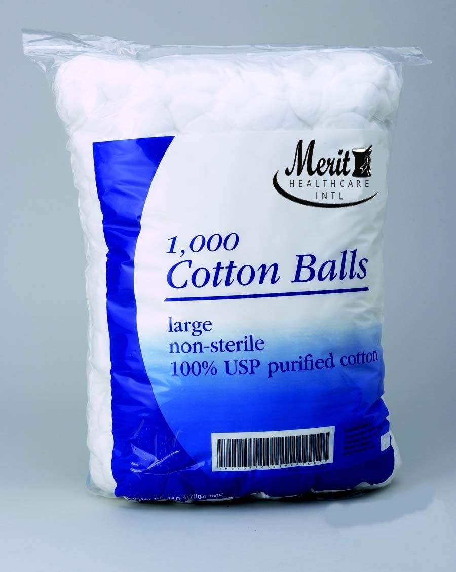 COTTON BALLS - LARGE, NON-STERILE, 1000 BG  3169