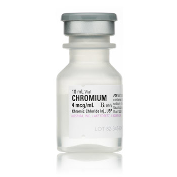 CHROMIUM (CHROMIC CHLORIDE INJ, USP), SDV, 4MCG/ML, 10ML NDC 00409409301 NON-RETURNABLE
