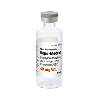 DEPO-MEDROL 40MG/ML, 10ML(METHYLPREDNISOLONE ACETATE INJ SUSPENSION, USP), MDV    NDC  00009028003 NON-RETURNABLE