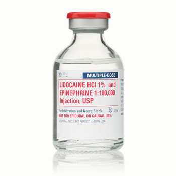 LIDOCAINE 1% WITH EPI, 30ML LIDOCAINE HYDROCHLORIDE AND EPINEPHRINE INJECTION 1:100,000, USP, MDV, 1% 10MG/ML (300MG/30ML), 30ML NDC  00409317802 NON-RETURNABLE