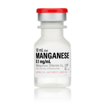 MANGANESE CHLORIDE INJ USP 0.1MG, 10ML NDC 00409409101 NON-RETURNABLE