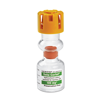 SOLU CORTEF (HYDROCORTISONE SODIUM SUCCINATE FOR INJ, USP), SDV, 100MG, 2ML NDC 00009001103 NON-RETURNABLE