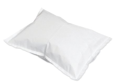 PILLOWCASES, TISSUE/POLY, WHITE, DISPOSABLE, 21 X 30, 100/CS # 8161