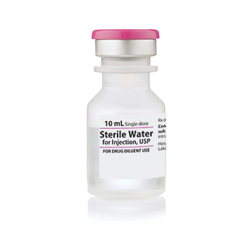 STERILE WATER 10ML INJ, USP, SDV, 25/PACK NDC 00409488710 NON-RETURNABLE