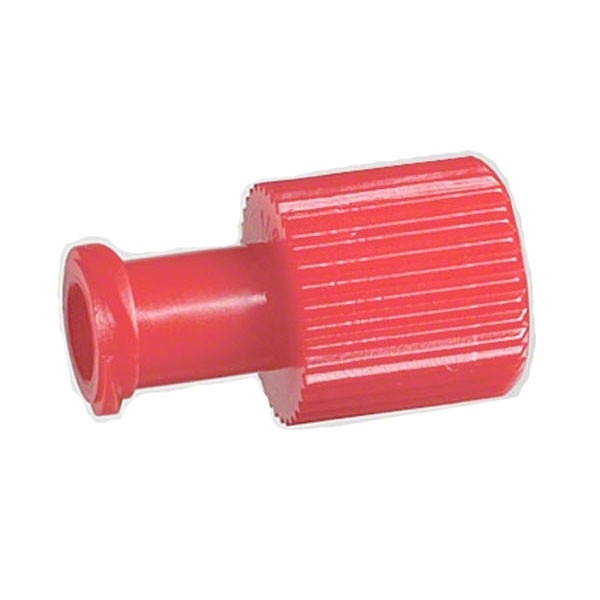 BRAUN R2000B, RED CAP LUER CAP W/ MALE AND FEMALE END, 100 BX NON-RETURNABLE