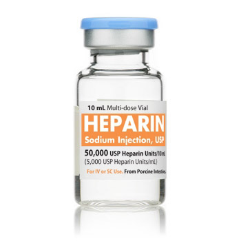 HEPARIN 5,000 UNITS/ML, SODIUM INJ, USP, MDV, (50,000UNITS/10ML), 10ML SOLD AS EACH OR PACK/25
