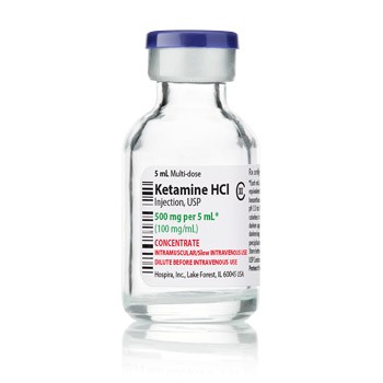KETAMINE INJ 100MG/ML (500MG/5ML), 10X5ML (C3) NDC 00409205105 CONTROLLED NON-RETURNABLE