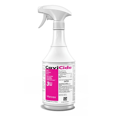 CAVICIDE SURFACE DISINFECTANT SPRAY, 24OZ 13-1024 NON-RETURNABLE