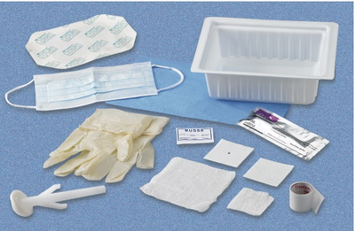 CENTRAL LINE TRAY W/ CHLORAPREP, 835