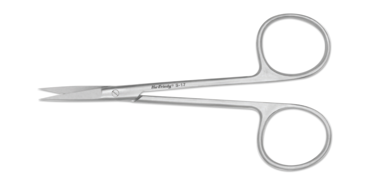 IRIS SCISSOR, STRAIGHT, 4 1/2", EA  5304 #43-2-104