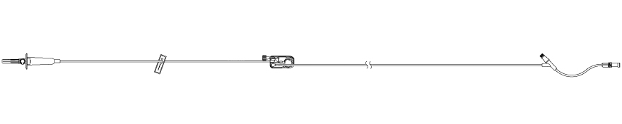ICU MED 1424228, PRIMARY PLUMSET 15 Drops / mL Drip Rate 104" TUBING, CLAVE Y-SITE, 50 CS NON-RETURNABLE