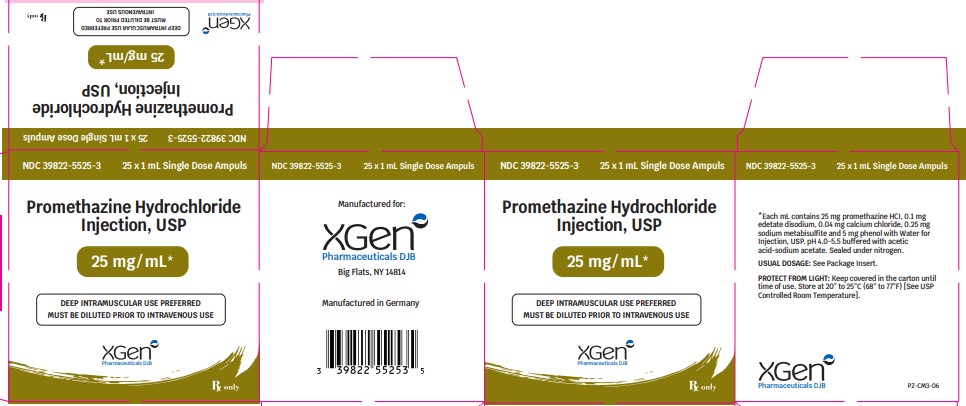 PROMETHAZINE AMPULES INJ 25MG/ML, 25X1ML NDC 39822552503 NON-RETURNABLE - Image 2