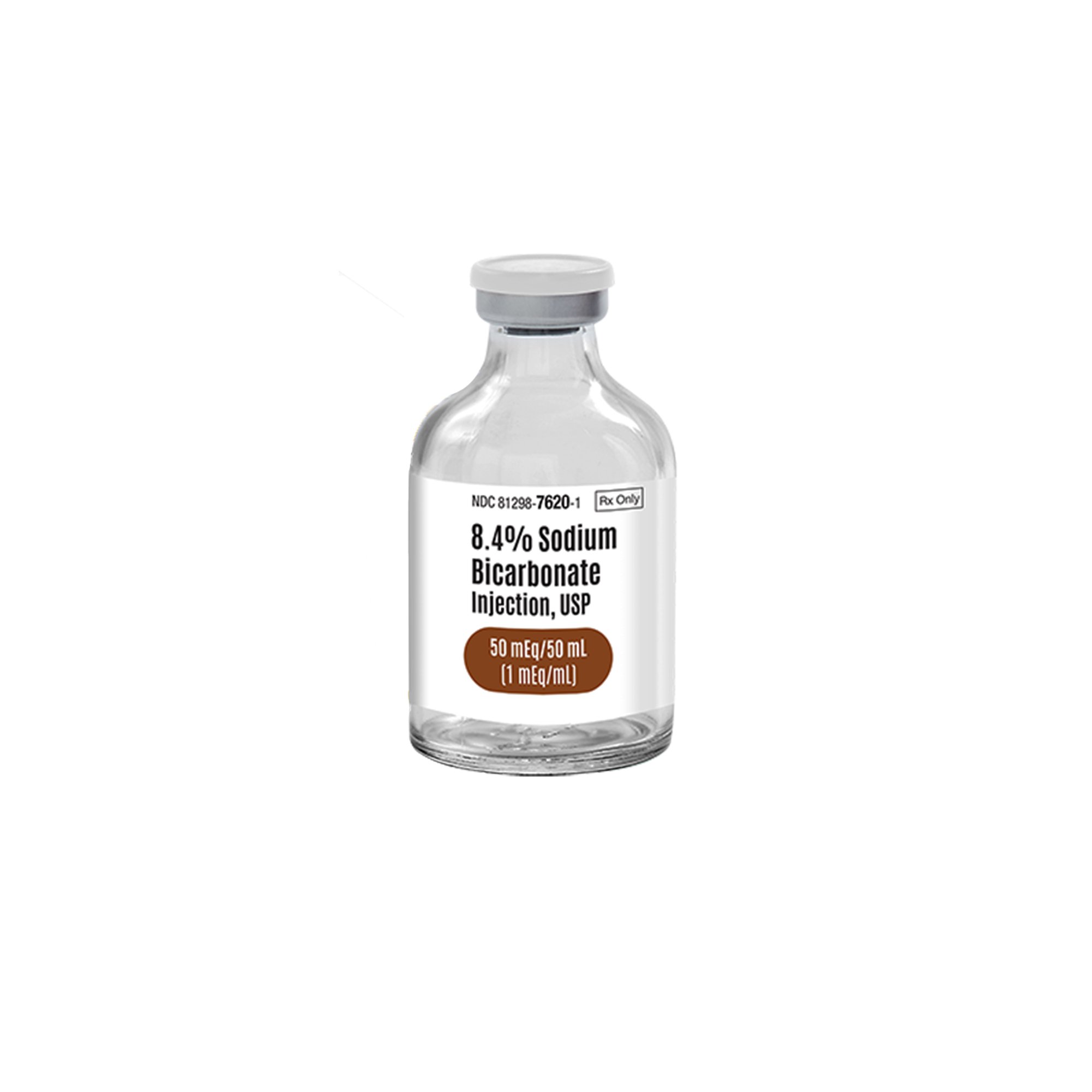 SODIUM BICARBONATE INJECTION, USP, SDV, 8.4 (1MEQ.ML) (50MEQ/50ML), 50ML NDC 8129876203 NON-RETURNABLE - Image 3