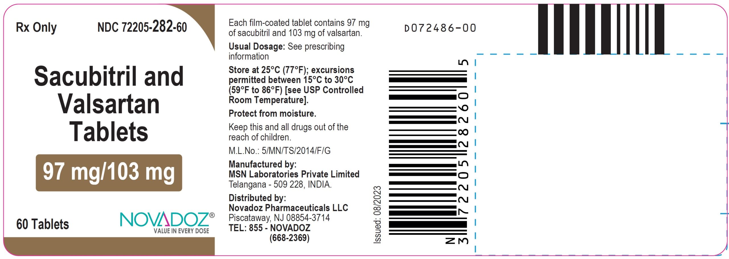 SACUBITRIL/VALSARTAN (ENTRESTO) 60 TAB - Image 2